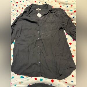 Maurices Classic Black Blouse